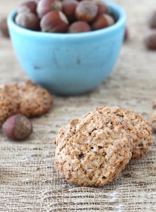 Biscoitos de avelã