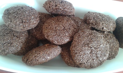 Biscoitos de trigo com chocolate
