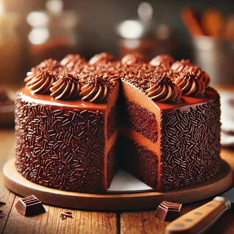 Bolo de brigadeiro