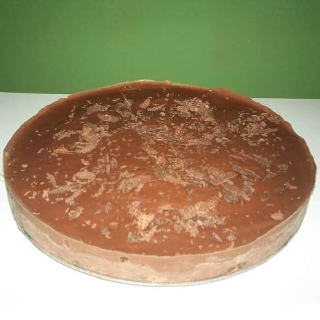 Torta gelada de chocolate