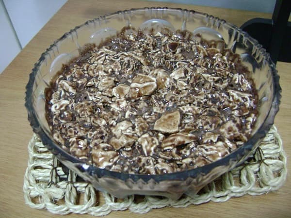 Sobremesa fácil de chocolate Sobremesa fácil de chocolate