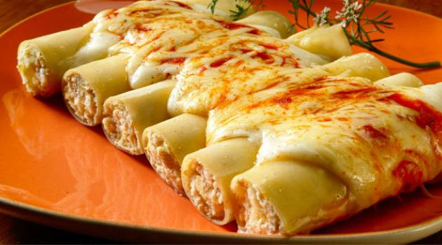 Canelone de queijo fácil Canelone de queijo fácil