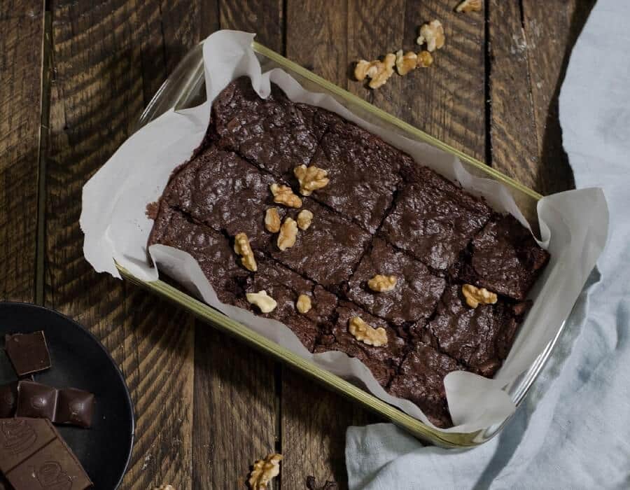 Brownie de iogurte Brownie de iogurte