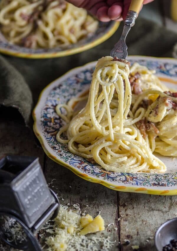 Espaguete à Carbonara Espaguete à Carbonara