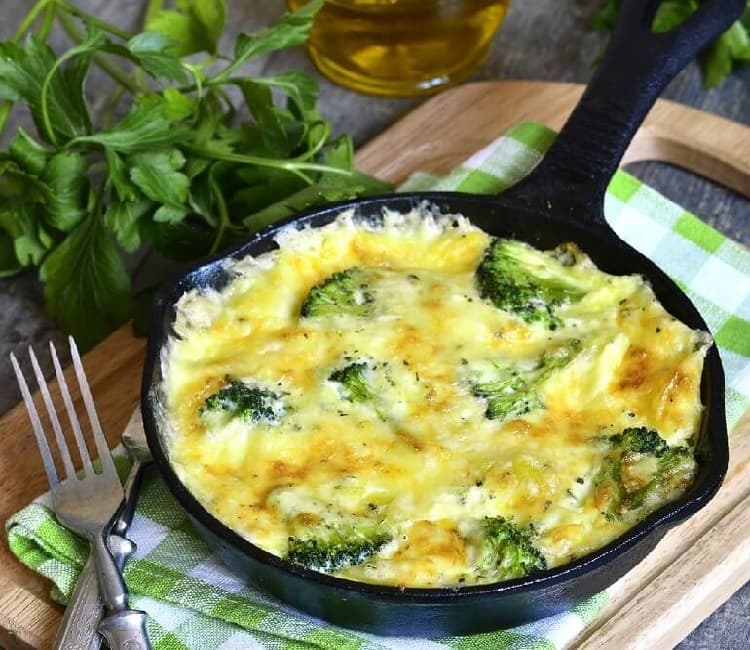 Omelete de brócolis