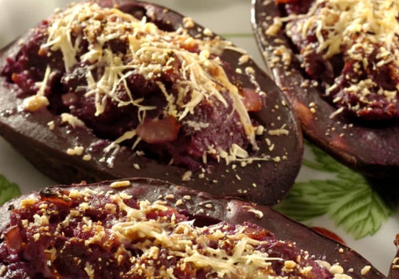 Batata doce recheada Batata doce recheada