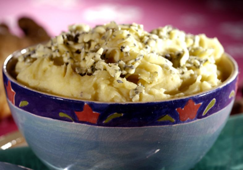 Purê de batata doce com especiarias Purê de batata doce com especiarias