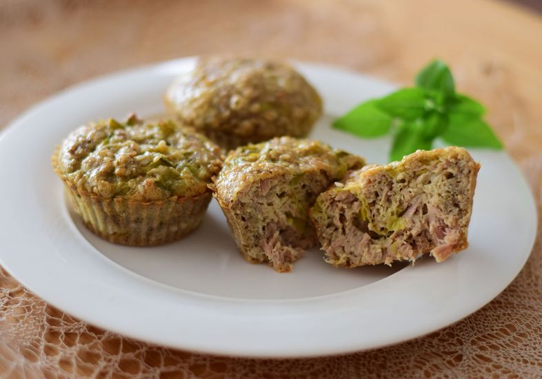 Tortinha de atum do pós-treino