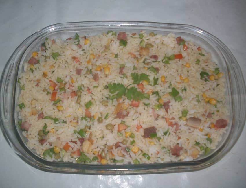 Arroz temperado