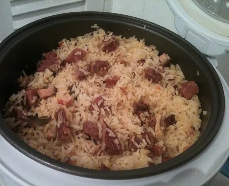 Arroz carreteiro simples