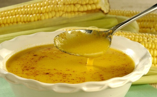 Caldo de milho com gengibre Caldo de milho com gengibre