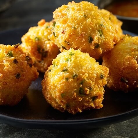 Bolinhos de jalapeño e bacon