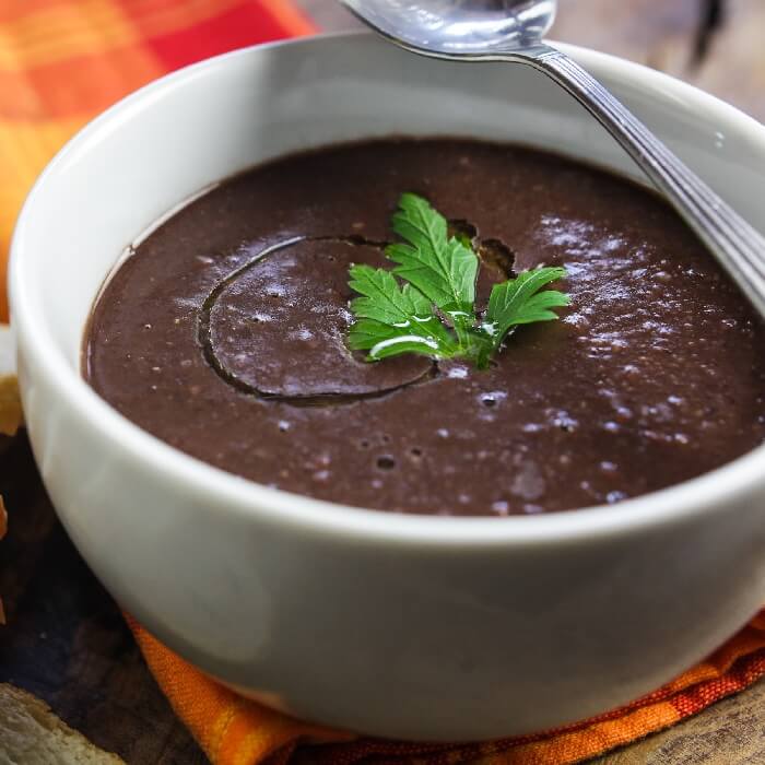Caldo de feijão preto Caldo de feijão preto