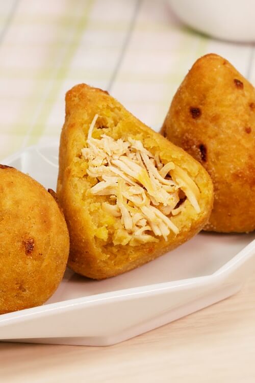 Coxinha de mandioquinha Coxinha de mandioquinha