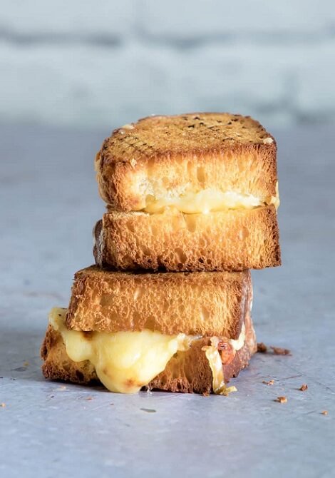 Tostex de queijo na air fryer