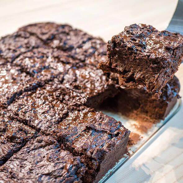 Brownie de banana fit
