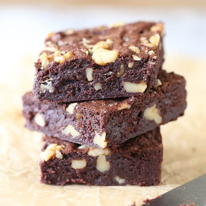 Brownie de banana vegano fit