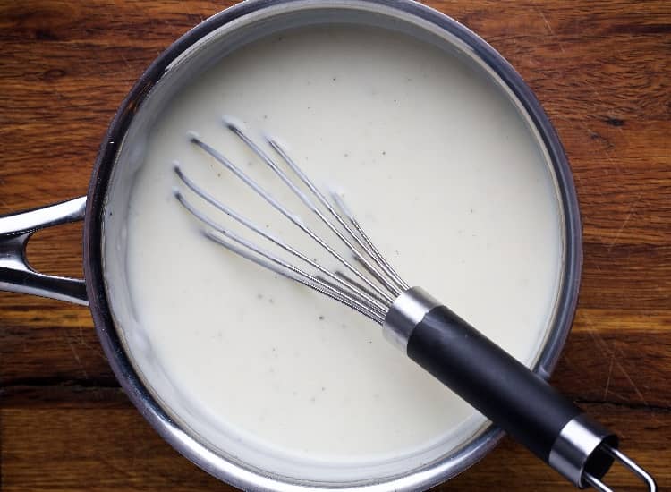 Receita de molho branco bechamel Receita de molho branco bechamel