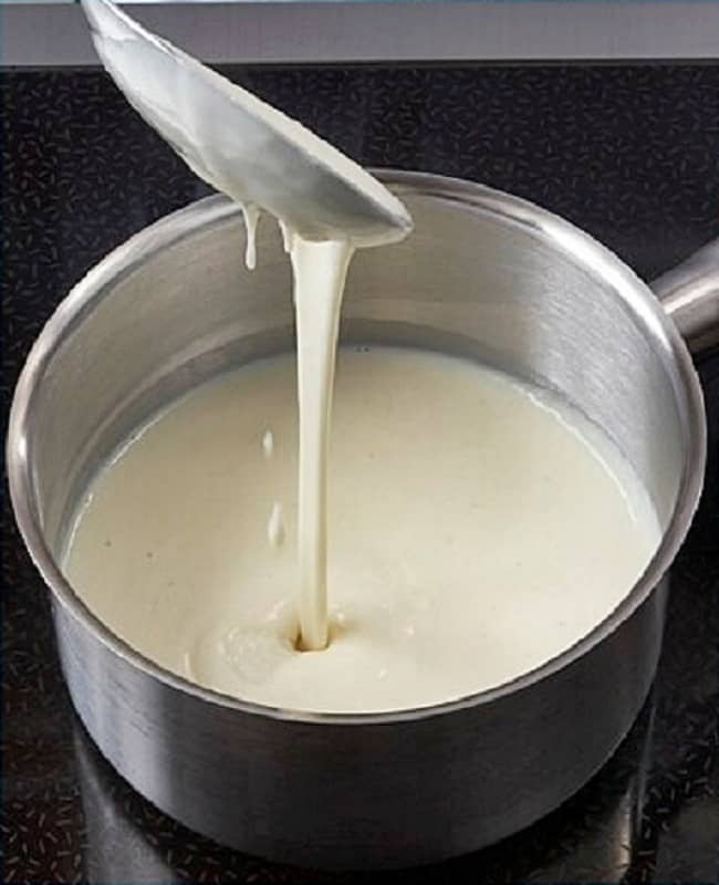 Molho bechamel com maisena Molho bechamel com maisena