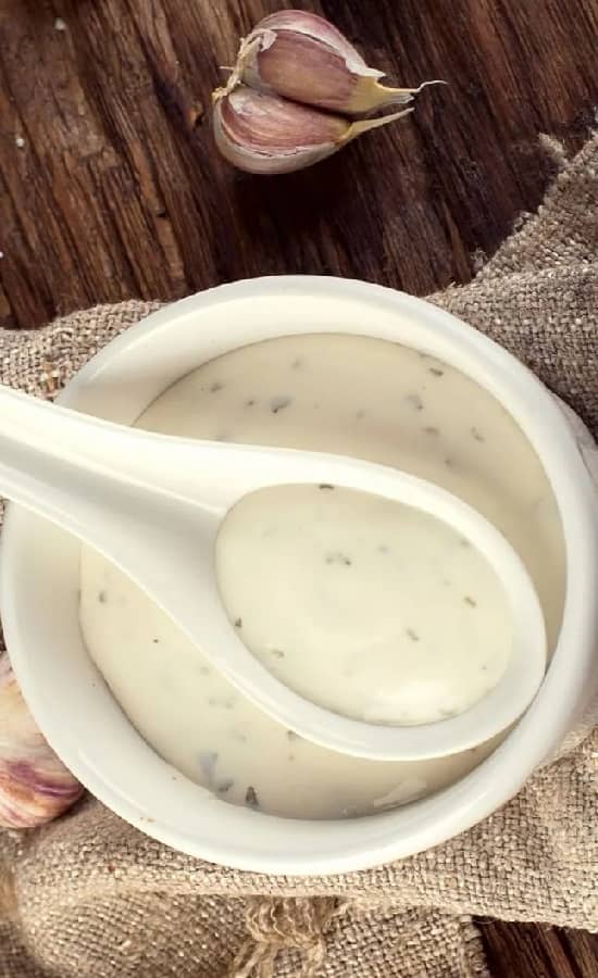 Creme de alho rápido
