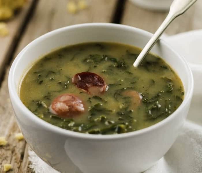 Caldo verde com batata Caldo verde com batata