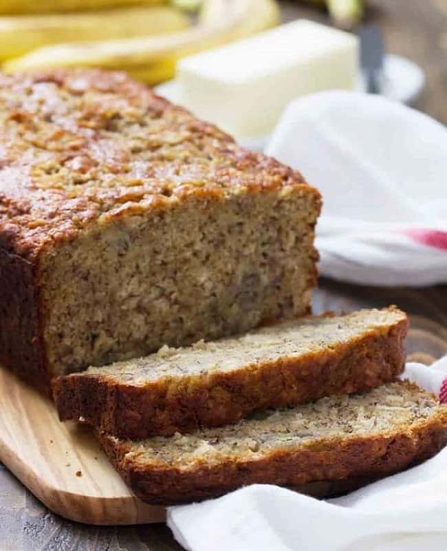 Receita de bolo de banana com aveia