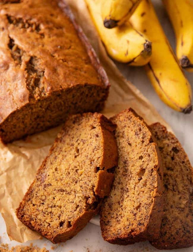 Bolo de aveia banana Bolo de aveia banana