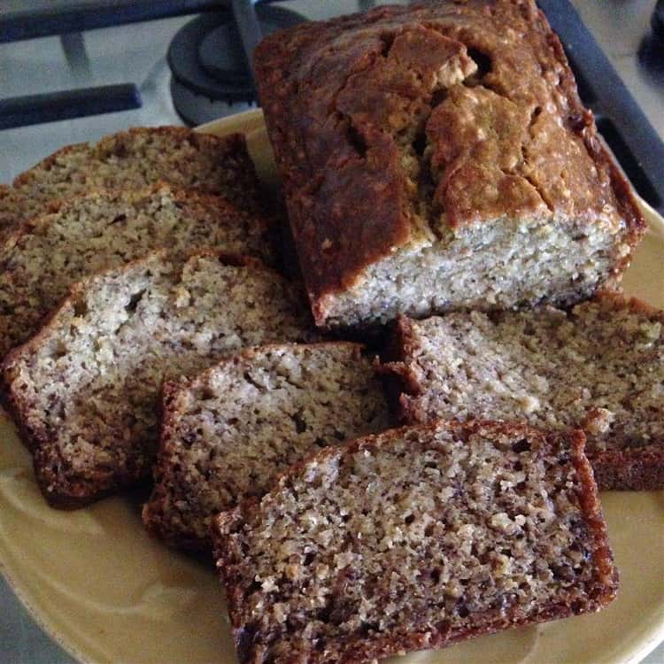 Bolo de banana com aveia sem açúcar Bolo de banana com aveia sem açúcar