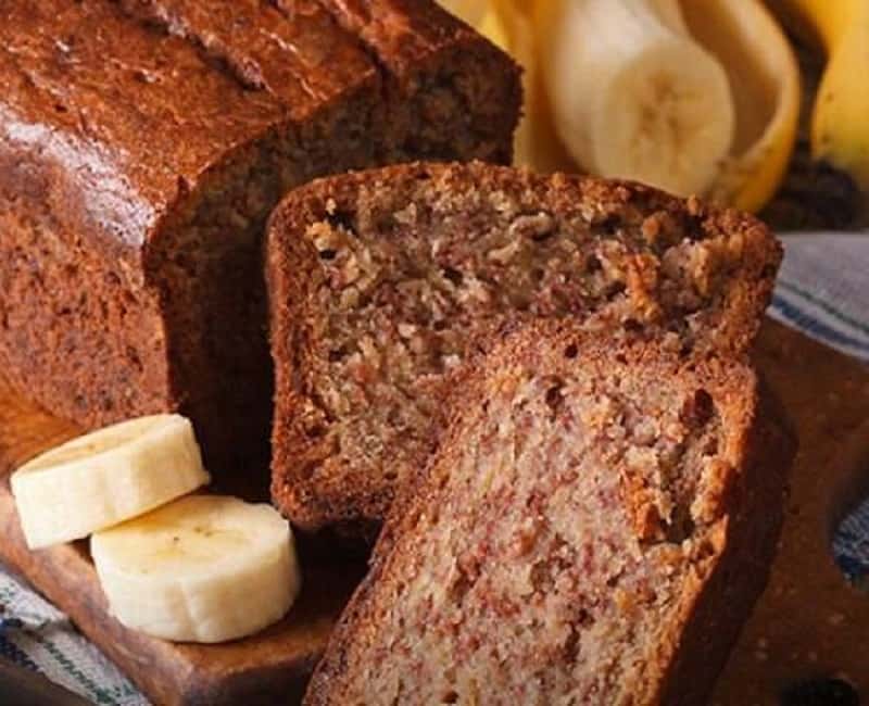 Bolo de aveia integral com banana Bolo de aveia integral com banana