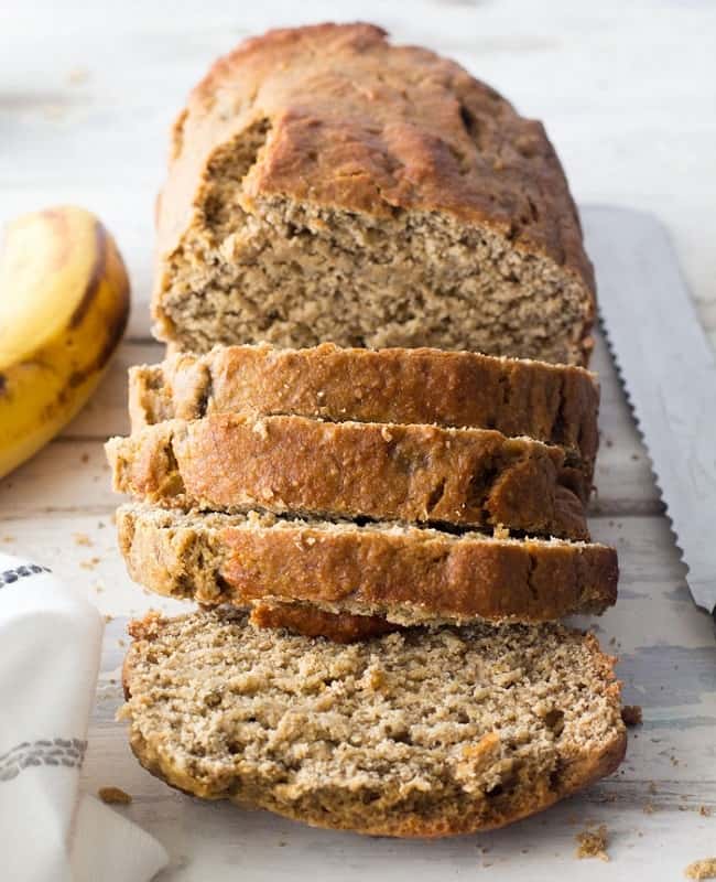Bolo de banana e aveia integral Bolo de banana e aveia integral
