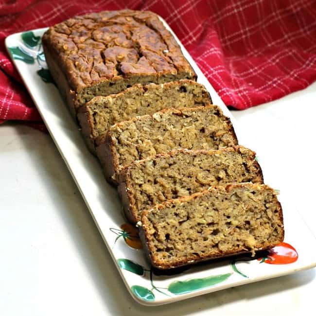Bolo fit de banana e aveia Bolo fit de banana e aveia